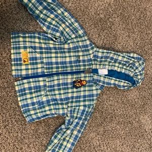 Vintage plaid Winnie The Pooh kids jacket.